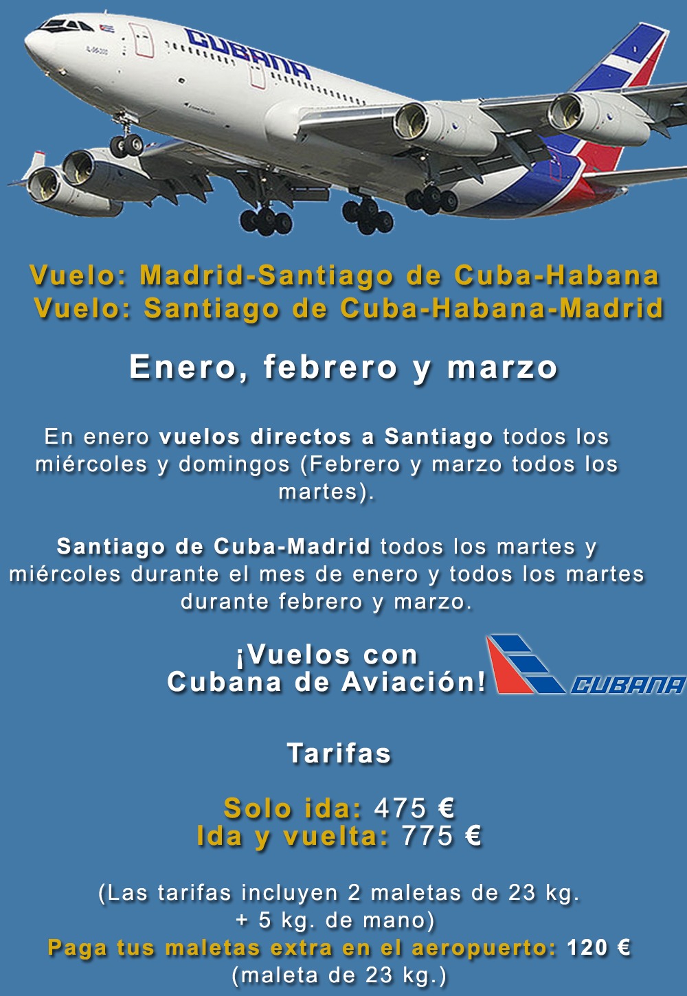 Agencia de Viajes, especialistas en Cuba